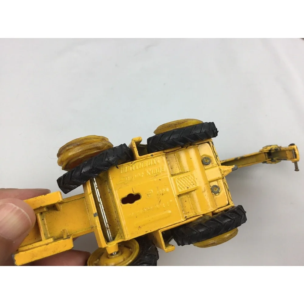 Vintage‎ Matchbox Super Kings Construction Tractor Yellow Truck